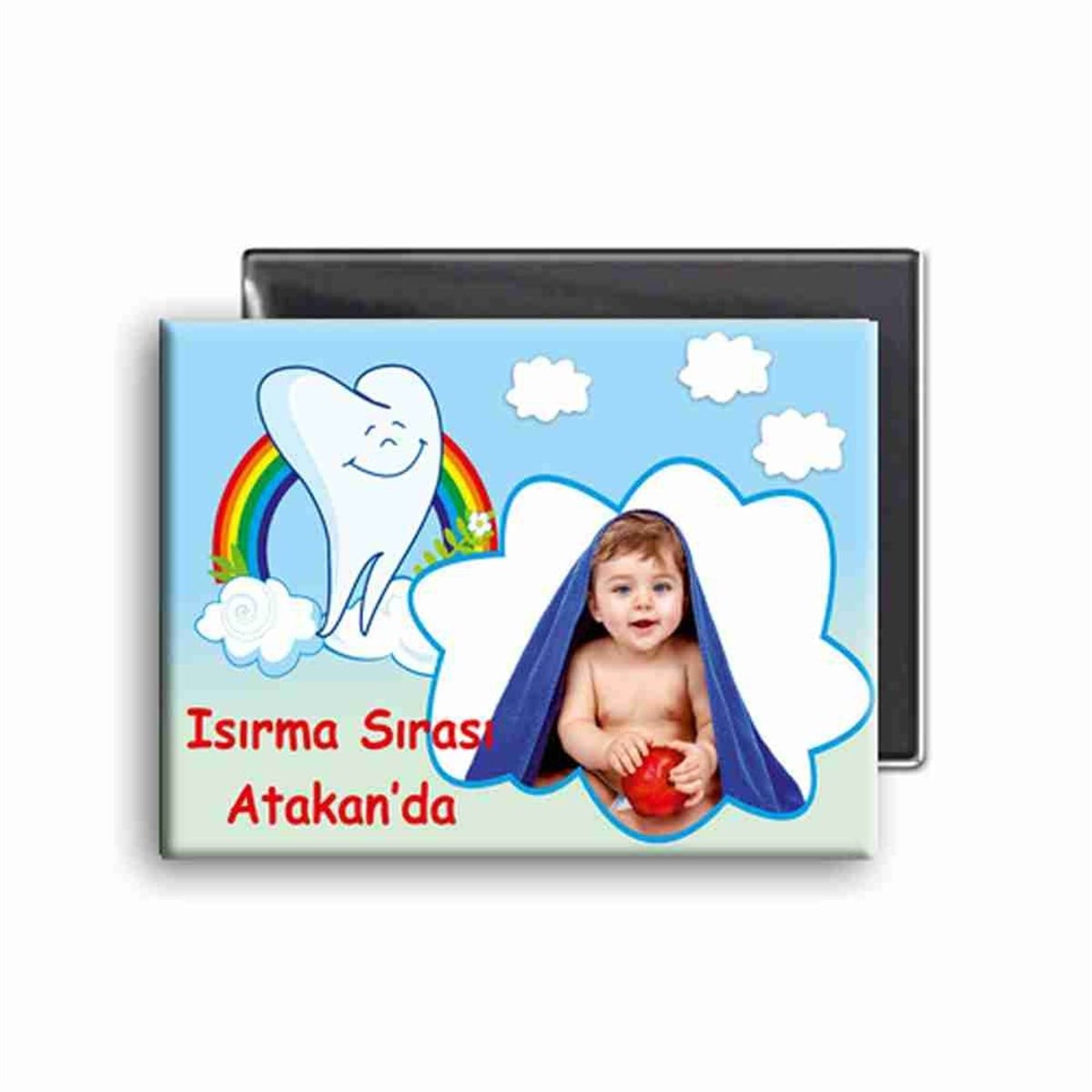 Diş Partisi Gökkuşağı Konsept Buzdolabı Magneti 