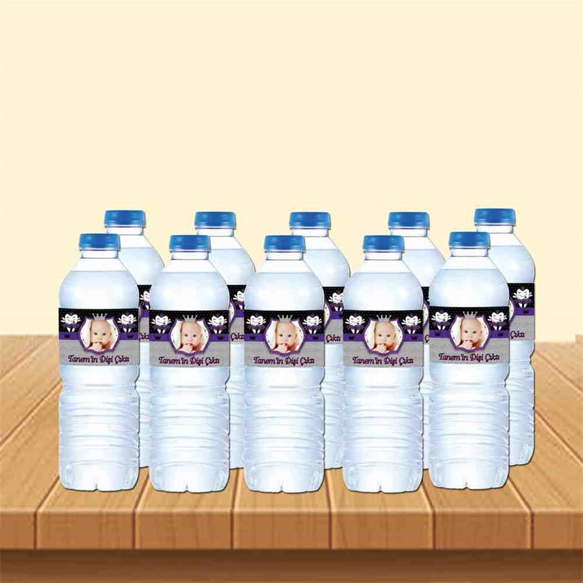Diş Partisi Mutlu Pembe Melek Su Şisesi Bandı 