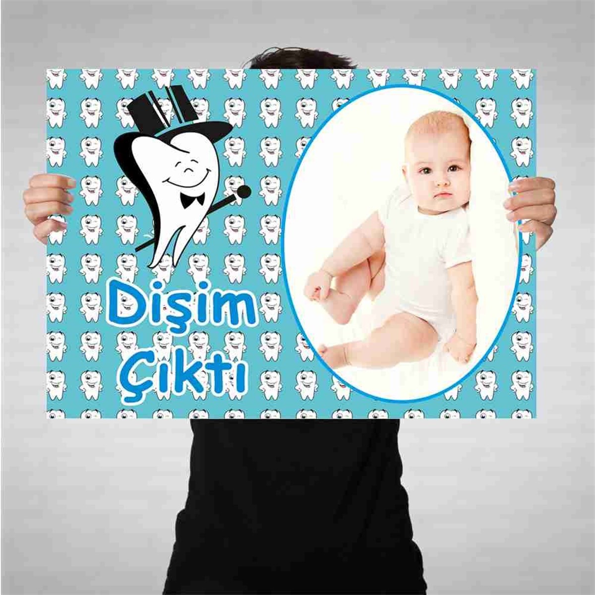 Diş Partisi Şık Diş Parti Bez Afiş 
