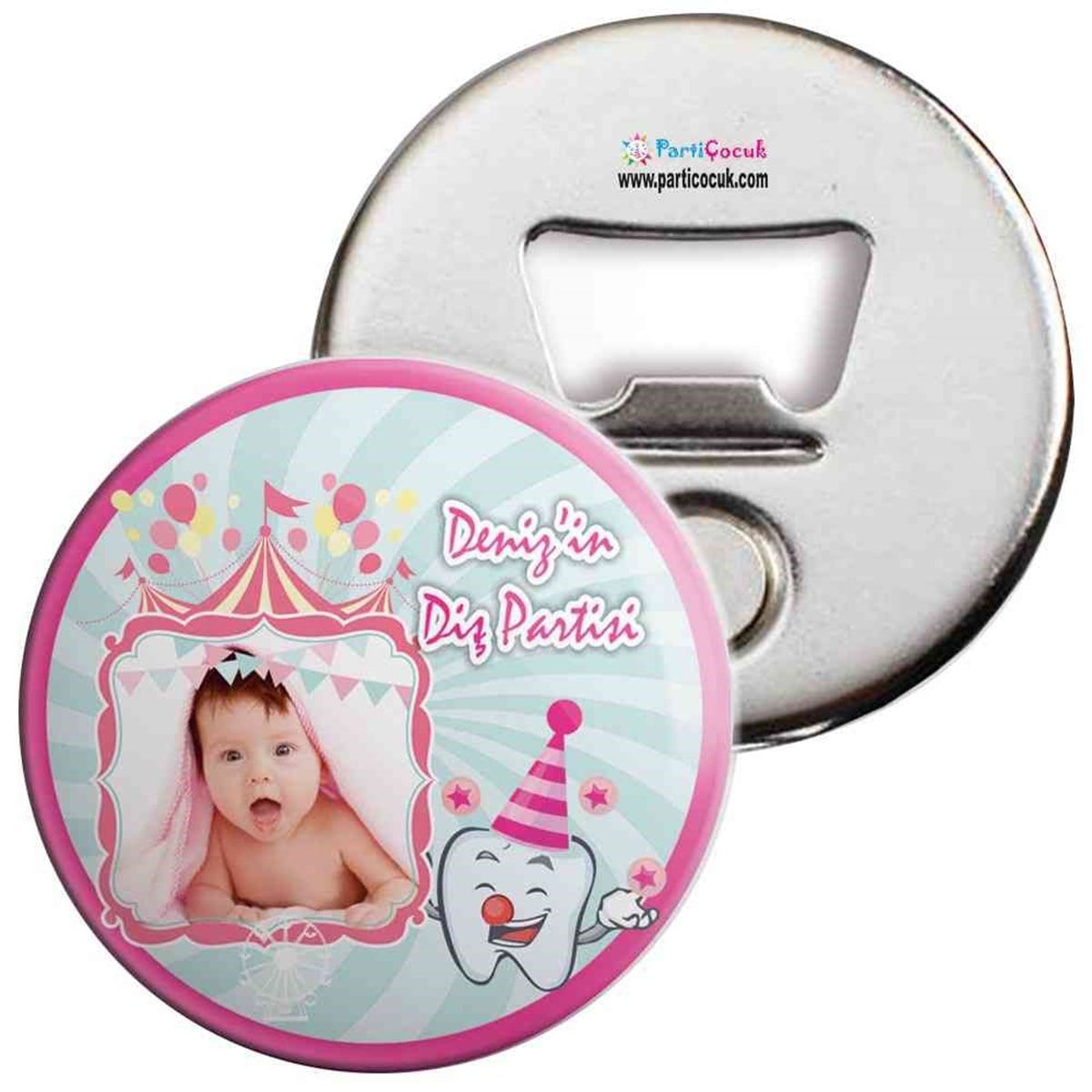 Diş Partisi Sirk ve Palyaço Diş Açacaklı Magnet 