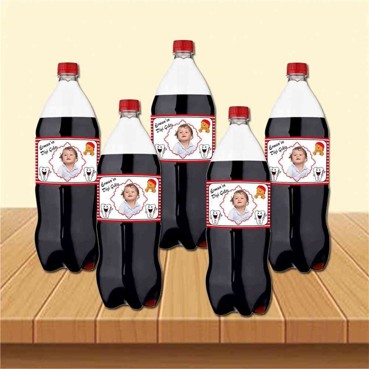 Diş Partisi Uçan Diş Parti Seti Cola Şisesi Bandı 