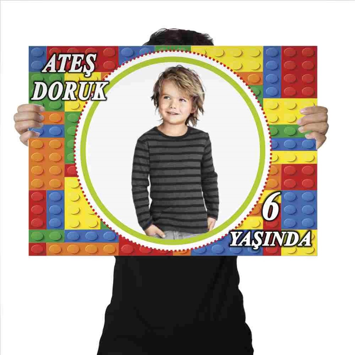 Doğum Günü Afişi Kişiye Özel Lego Konsept 