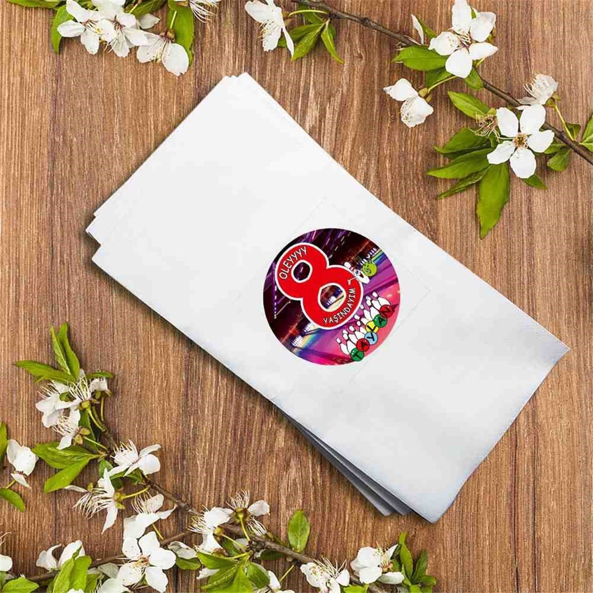 Doğum Günü Peçete Bowling Konsept 