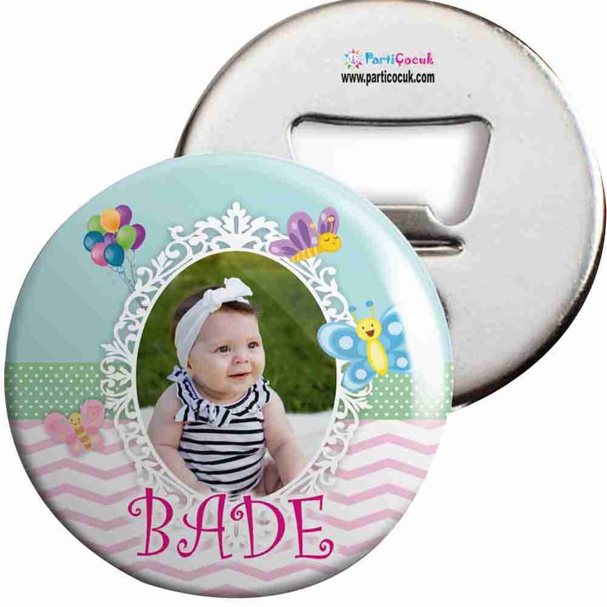 Doğum Günü  Puantiyeli Balon Açacaklı Magnet 