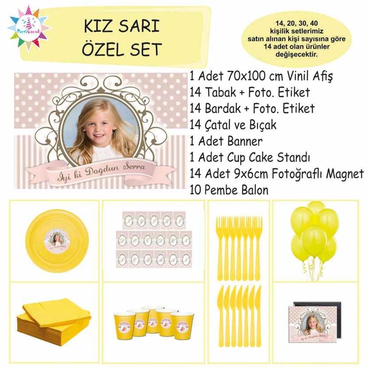 Doğum Günü Soft Vintage Konsept Özel Set 