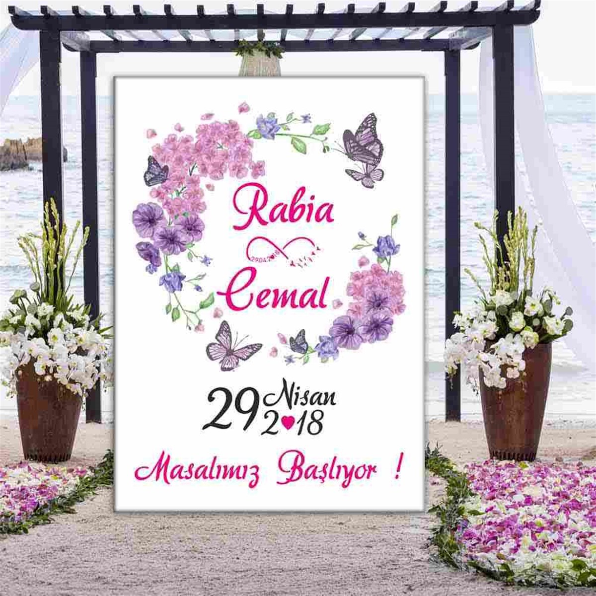 Düğünümüz Var Giriş Pano 