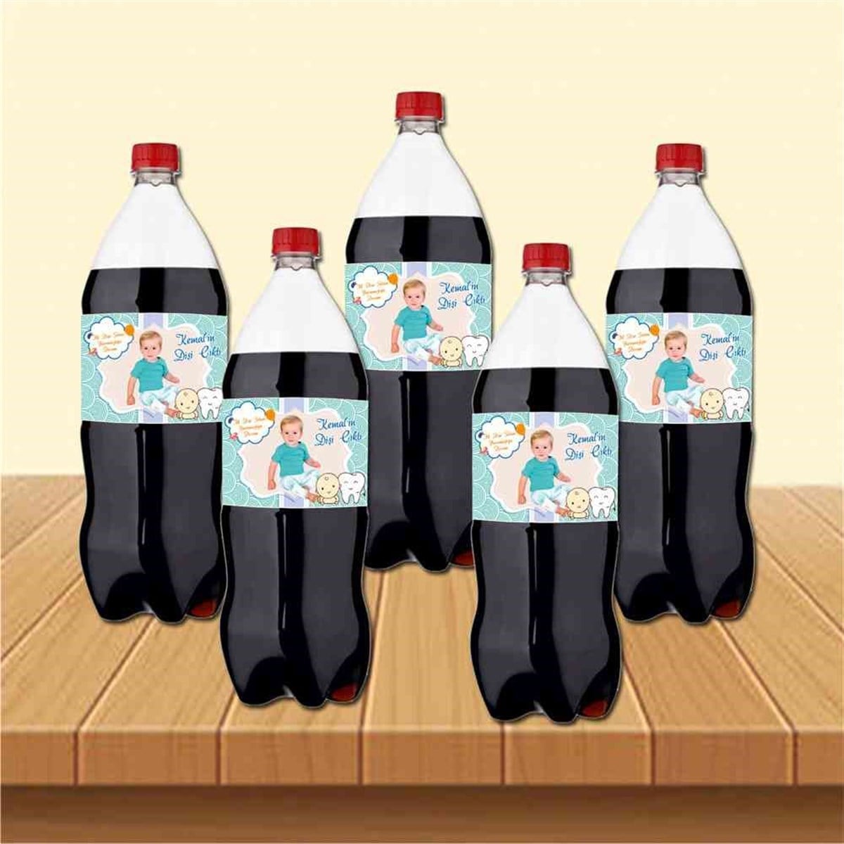 Duvar ve Diş Perisi Temalı Parti Malzemeleri Cola Şisesi Bandı 