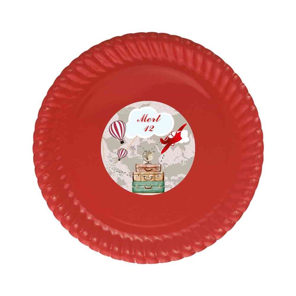 Erkek Çocuğu Etiketli Tabak  