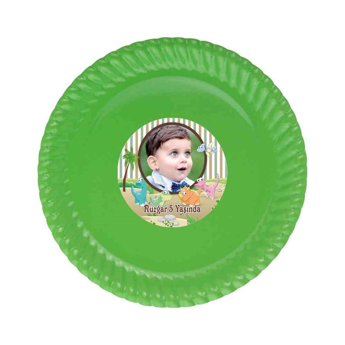 Erkek Çocuğu Etiketli Tabak  