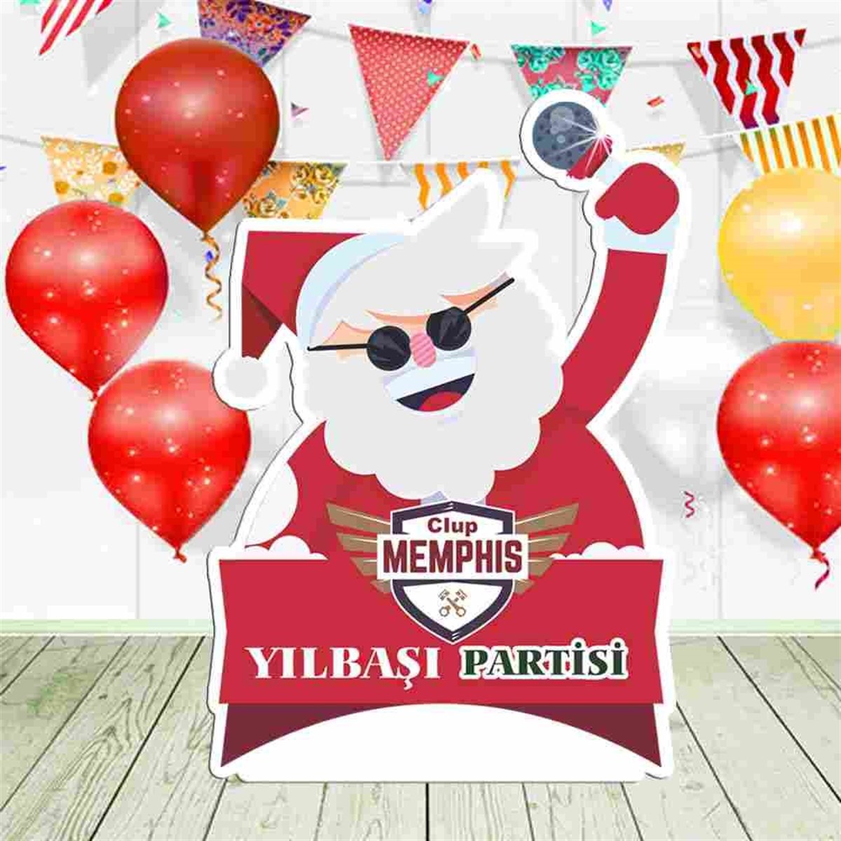 Esprili Yılbaşı Hediye Figür Pano 