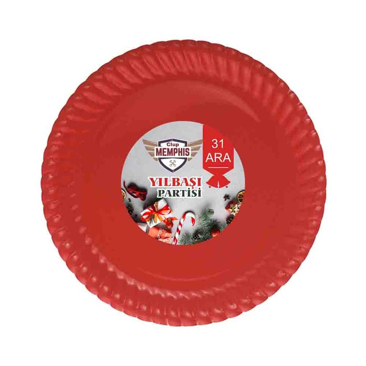 Esprili Yılbaşı Hediye Tabak 