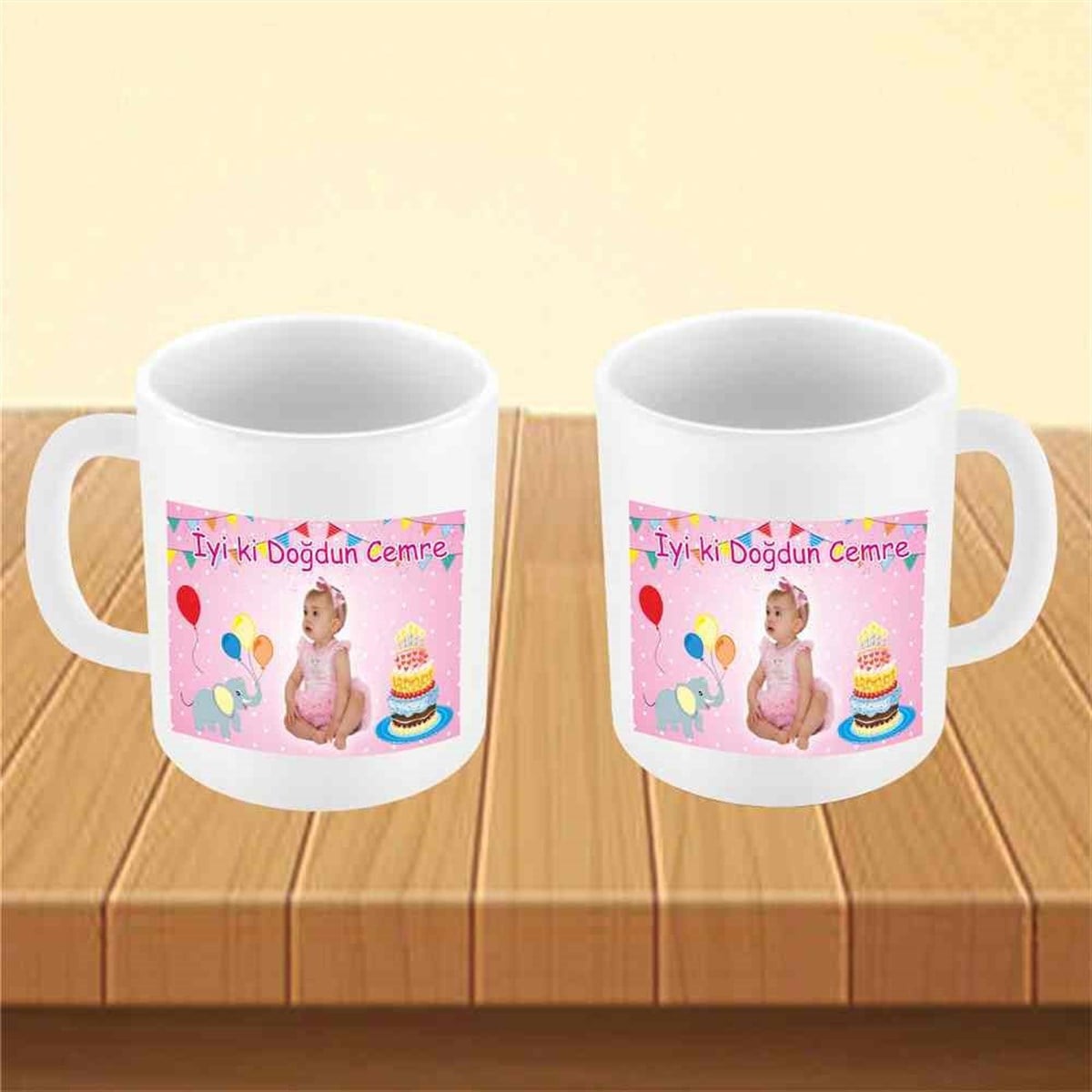 Filli Balonlu Konsept Kupa Bardak Mug  
