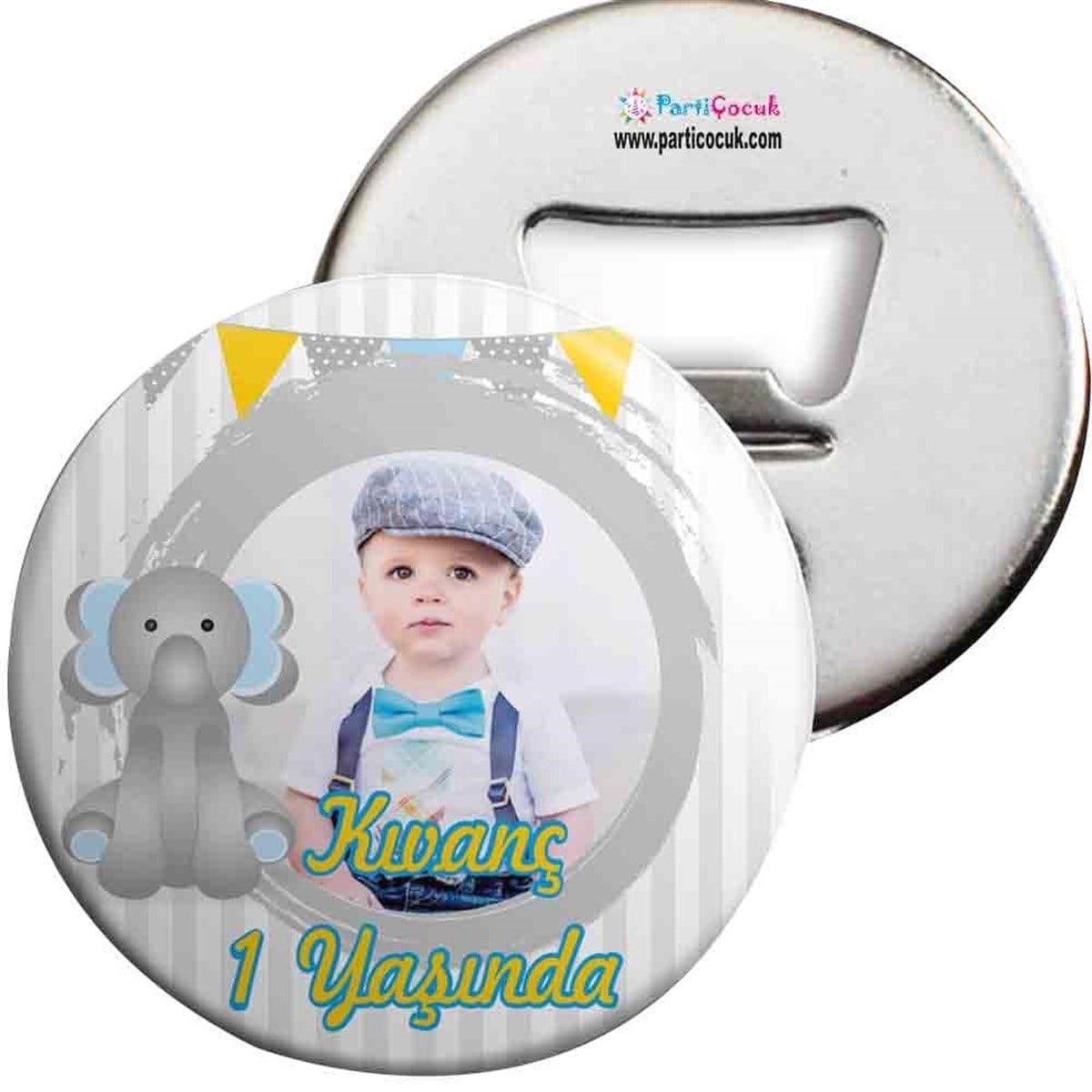 Filli Bayraklı Konsept Açacaklı Magnet Kişiye Özel 