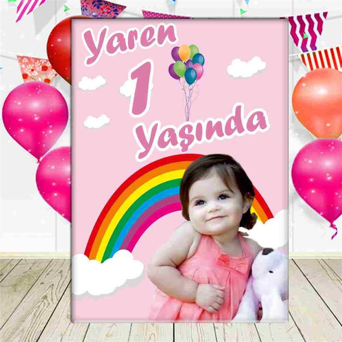 Gökkuşağı Konsept Ayaklı Pano  
