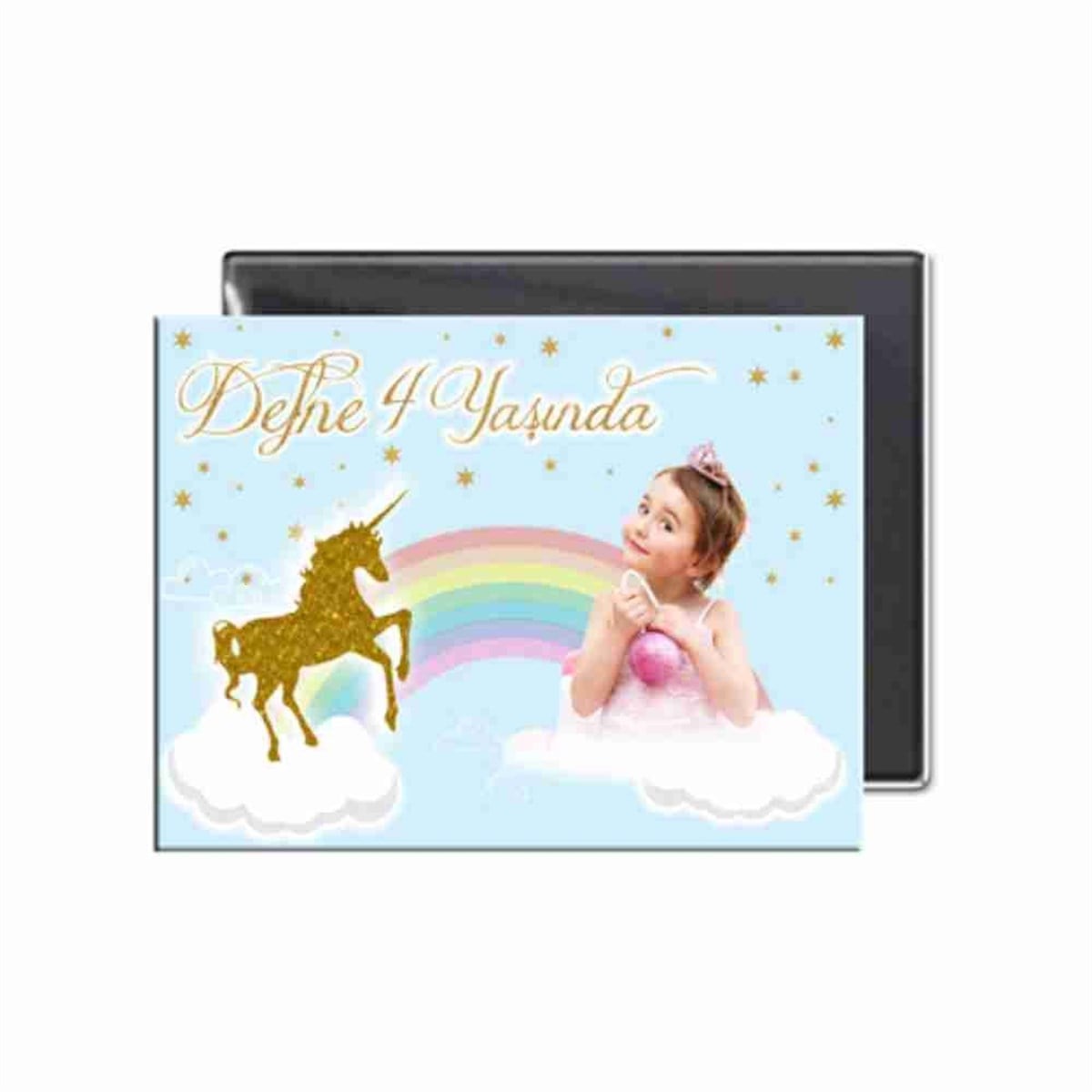 Gold Unicorn Buzdolabı Magneti 