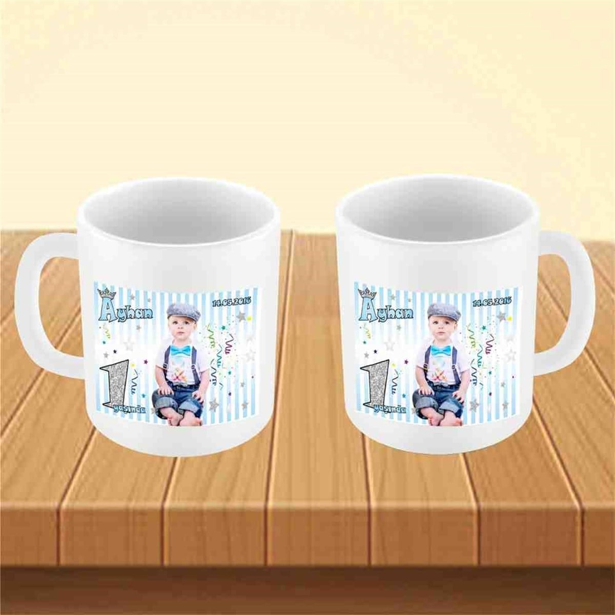 Gümüş Taçlı Konsept Kupa Bardak Mug 