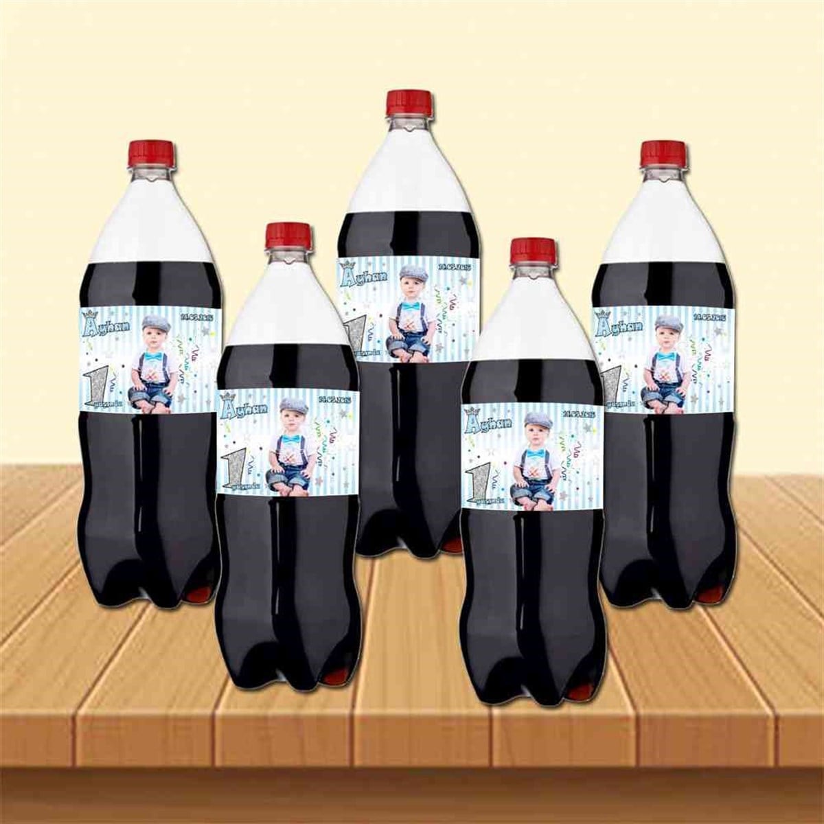 Gümüş Taçlı Temalı Cola Şisesi Bandı    