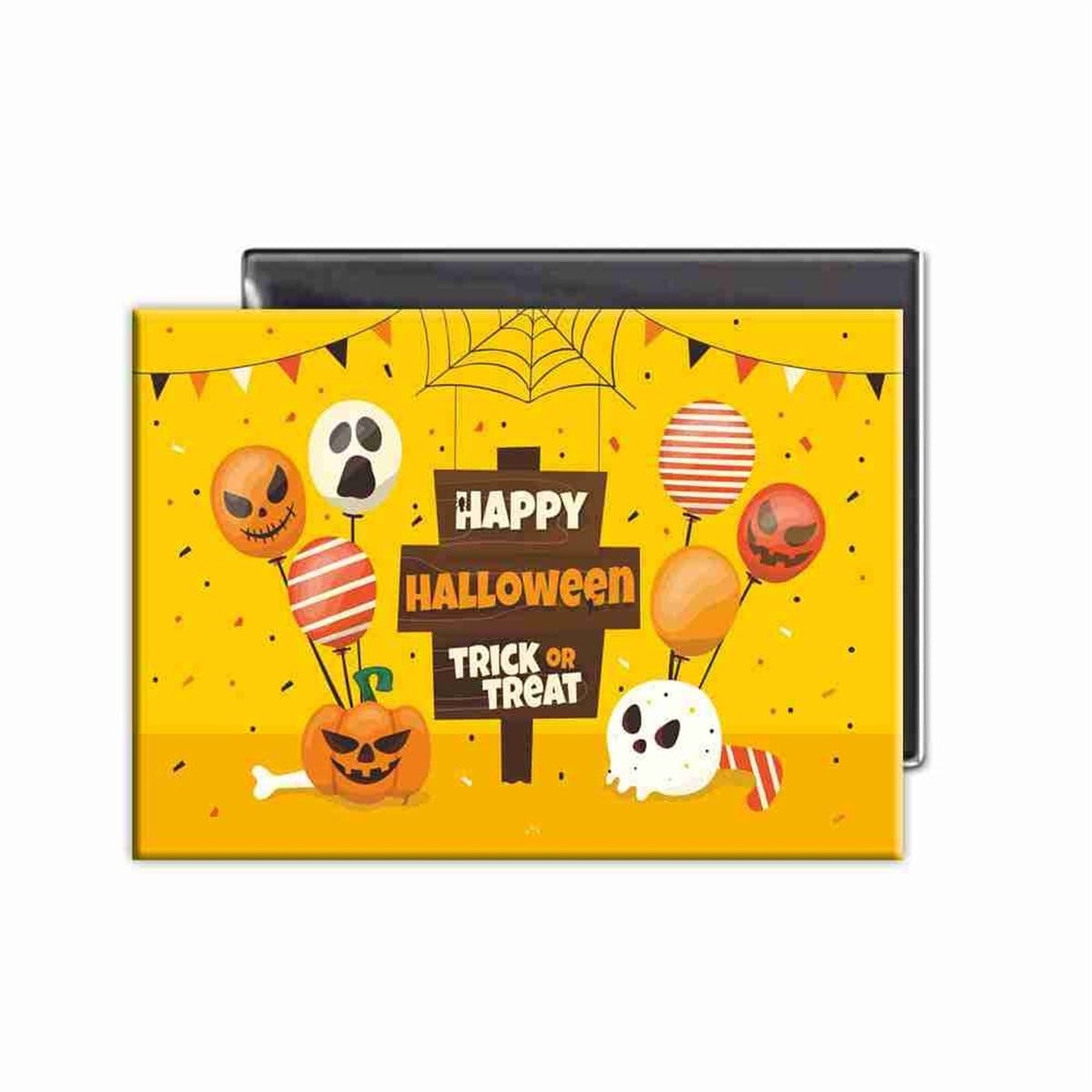 Happy Halloween Party İsme Özel Magnet 