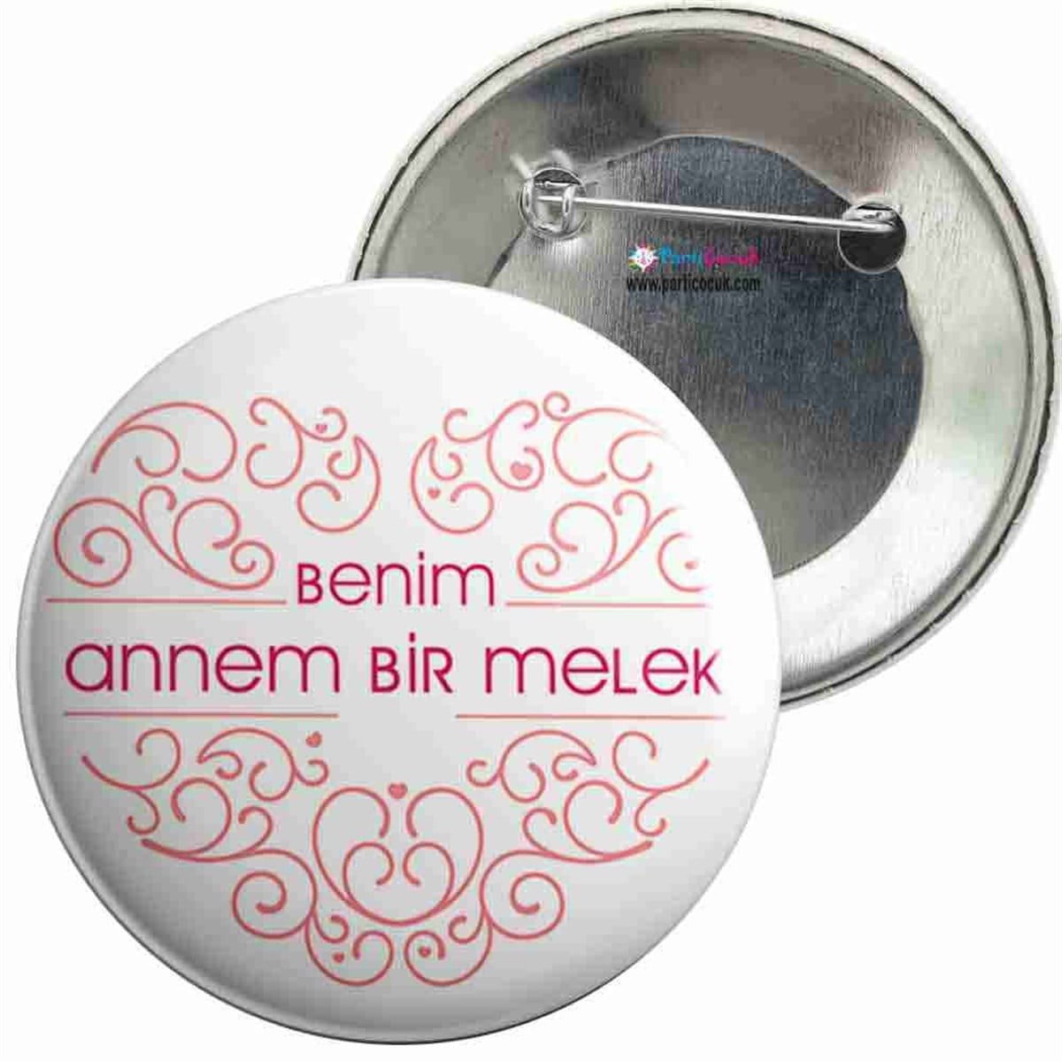 İğneli Metal Rozet Anneler Günü  18 Parti Çocuk   