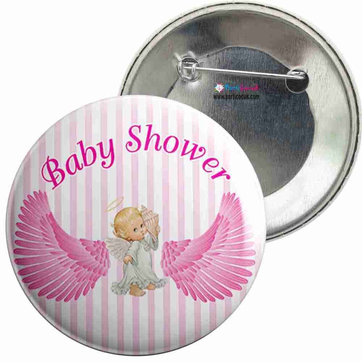İğneli Metal Rozet Baby Shower 15 Parti Çocuk   