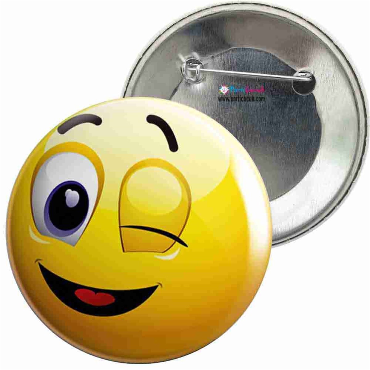 İğneli Metal Rozet Emoji 16 Parti Çocuk  