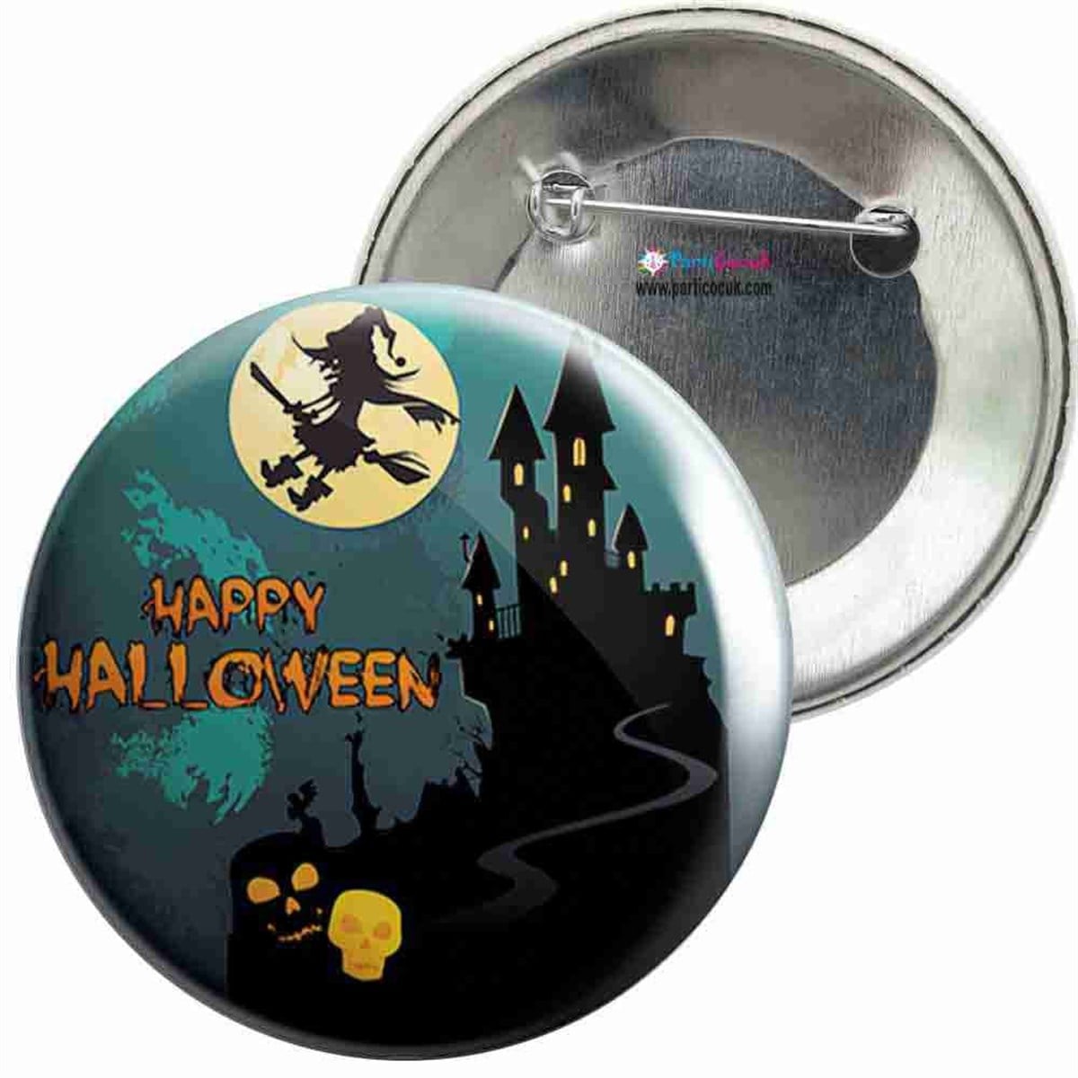 İğneli Metal Rozet Halloween 18 Parti Çocuk  