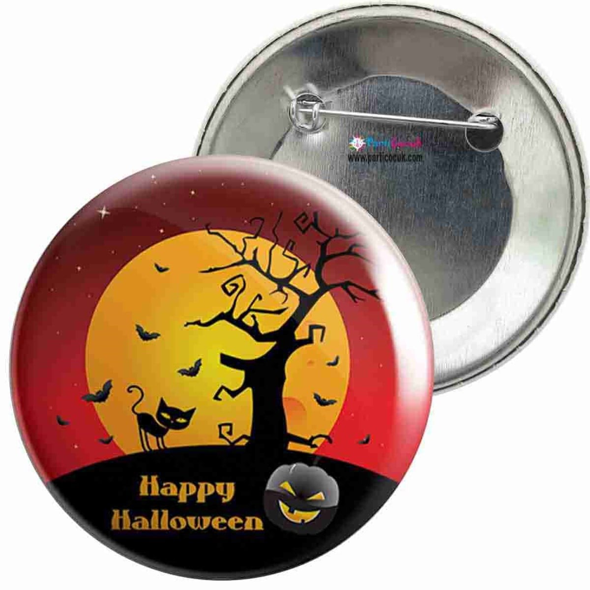 İğneli Metal Rozet Halloween 19 Parti Çocuk  