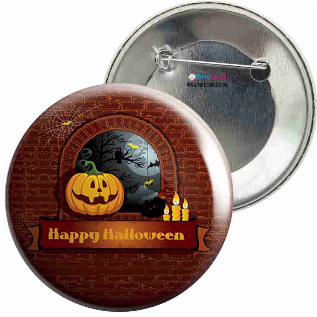 İğneli Metal Rozet Halloween 20 Parti Çocuk  