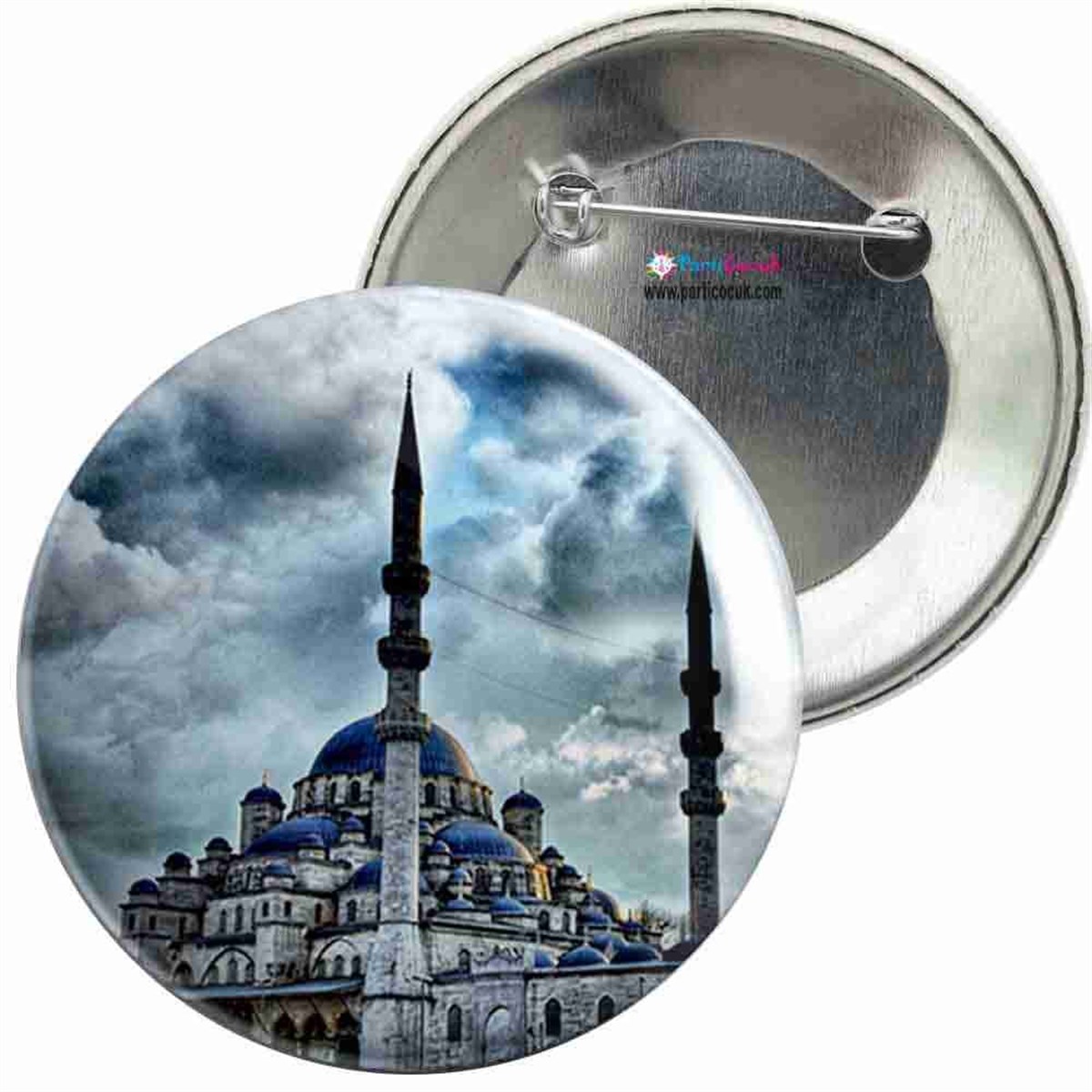 İğneli Metal Rozet İstanbul Manzara 15 Parti Çocuk  