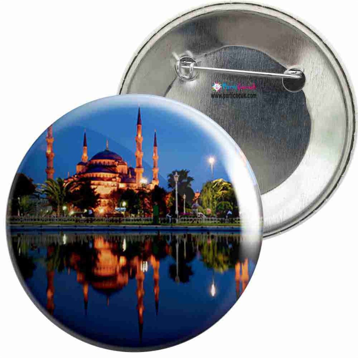İğneli Metal Rozet İstanbul Manzara 20 Parti Çocuk  