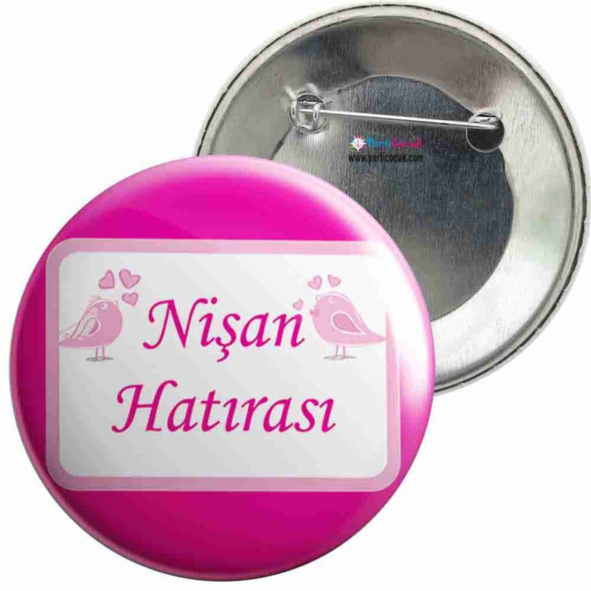 İğneli Metal Rozet Nişan 15 Parti Çocuk 