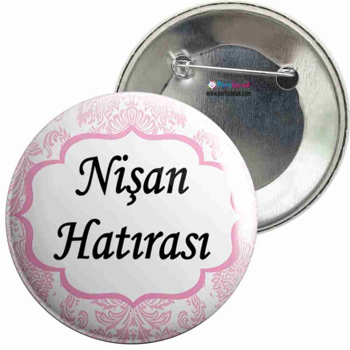 İğneli Metal Rozet Nişan 18 Parti Çocuk 