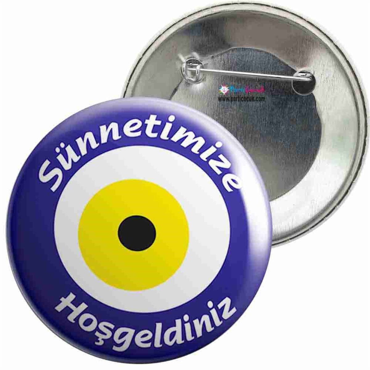 İğneli Metal Rozet Sünnet 19 Parti Çocuk 