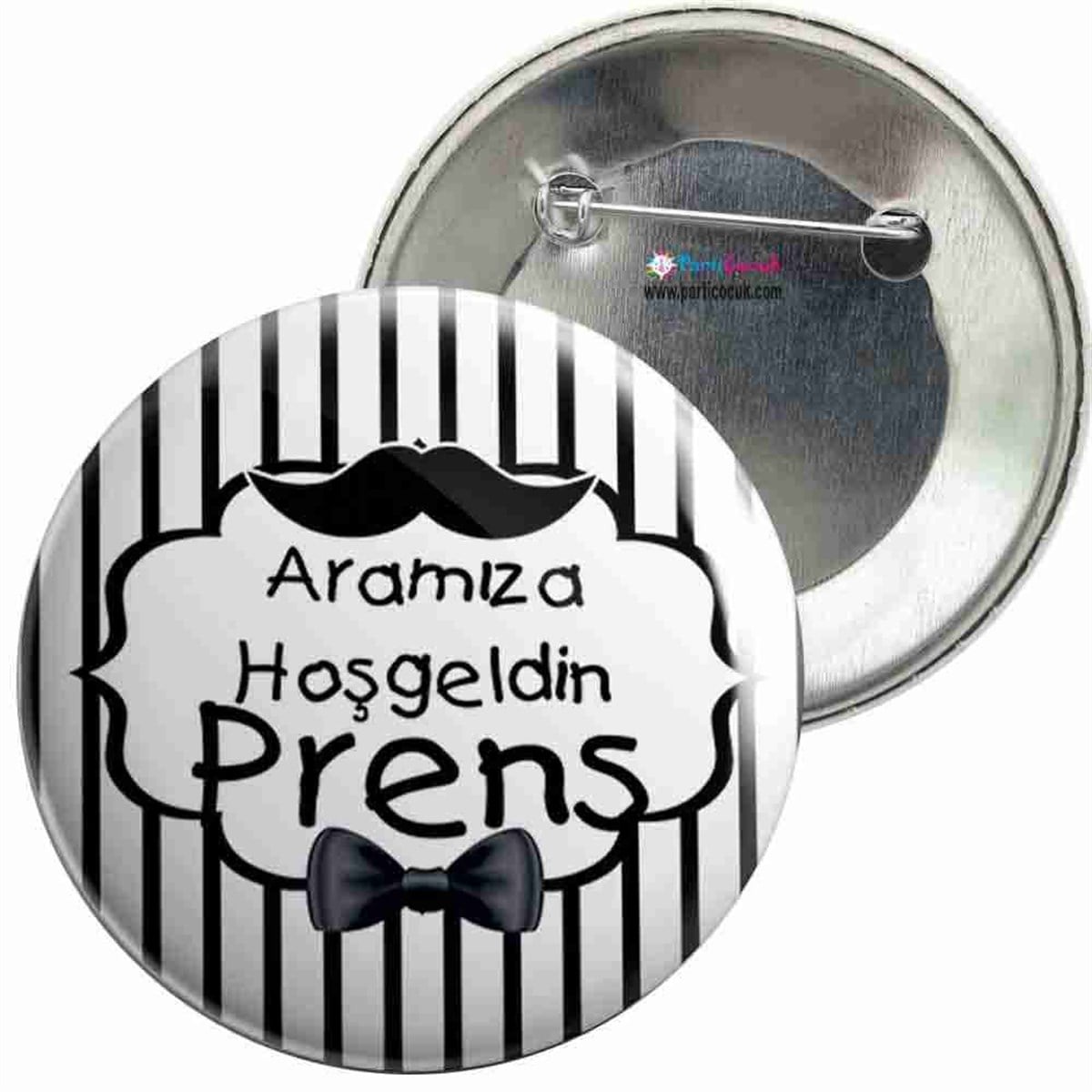 İğneli Metal Rozet Yeni Doğan 15 Parti Çocuk 