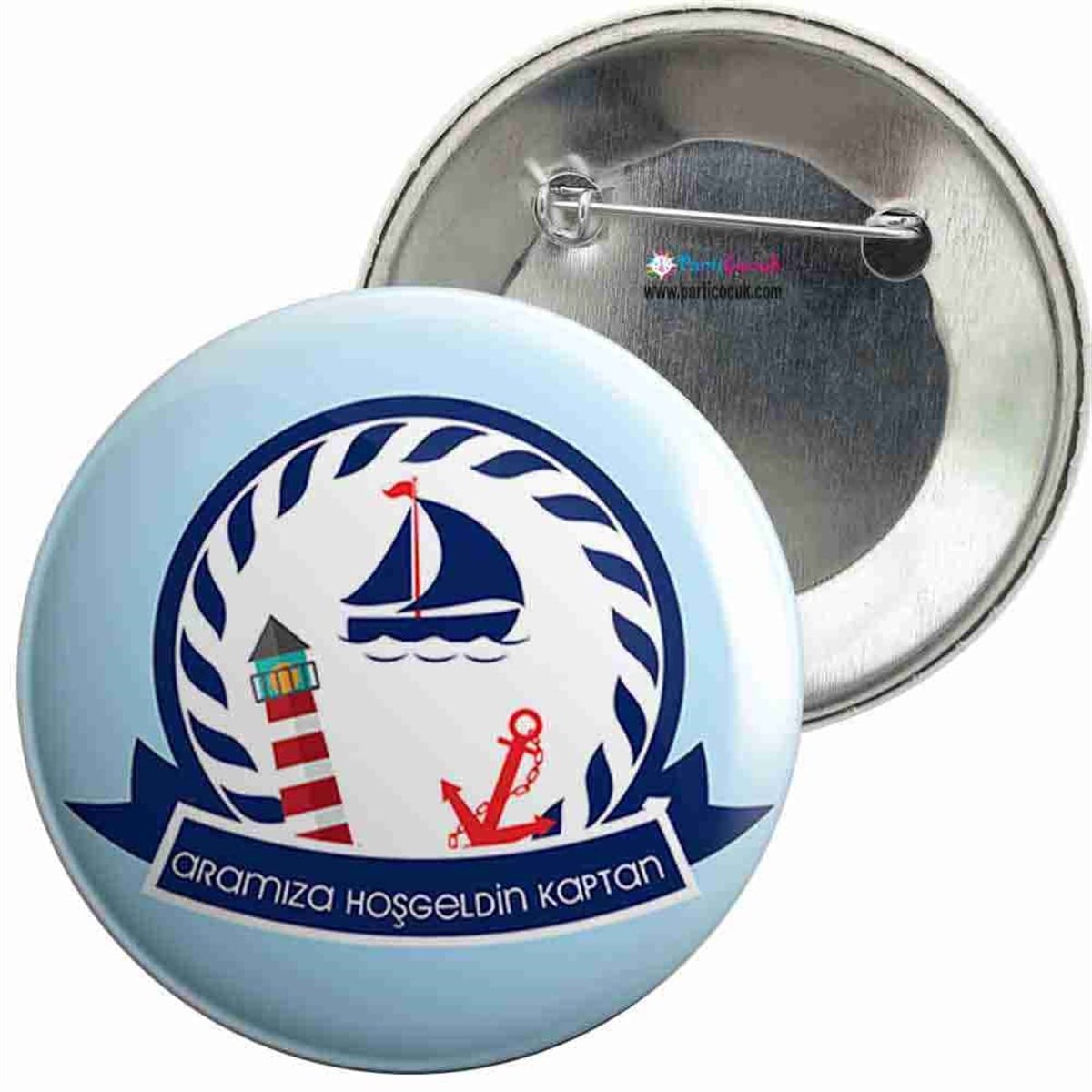 İğneli Metal Rozet Yeni Doğan 20 Parti Çocuk 