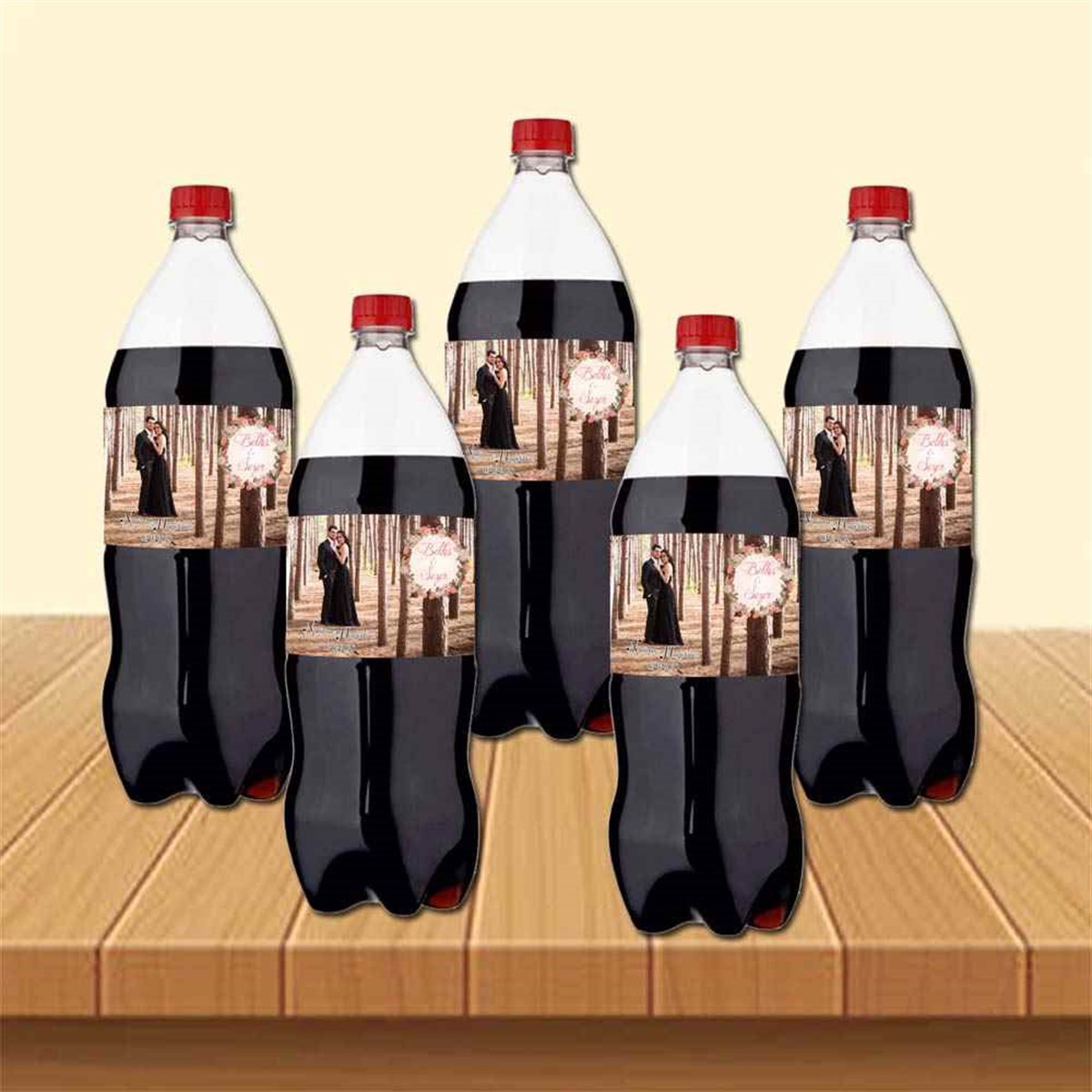 İsme Özel Litrelik Şişesi Kola Etiketi 