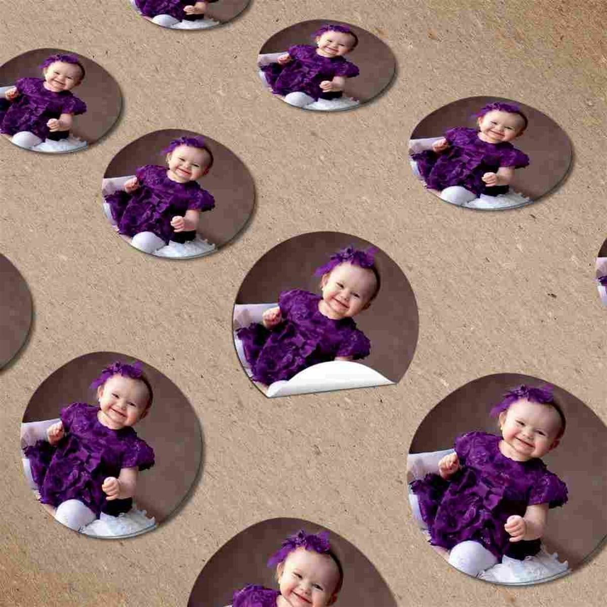 Kelebek Konsept Kişiye Özel Sticker 30 Adet  