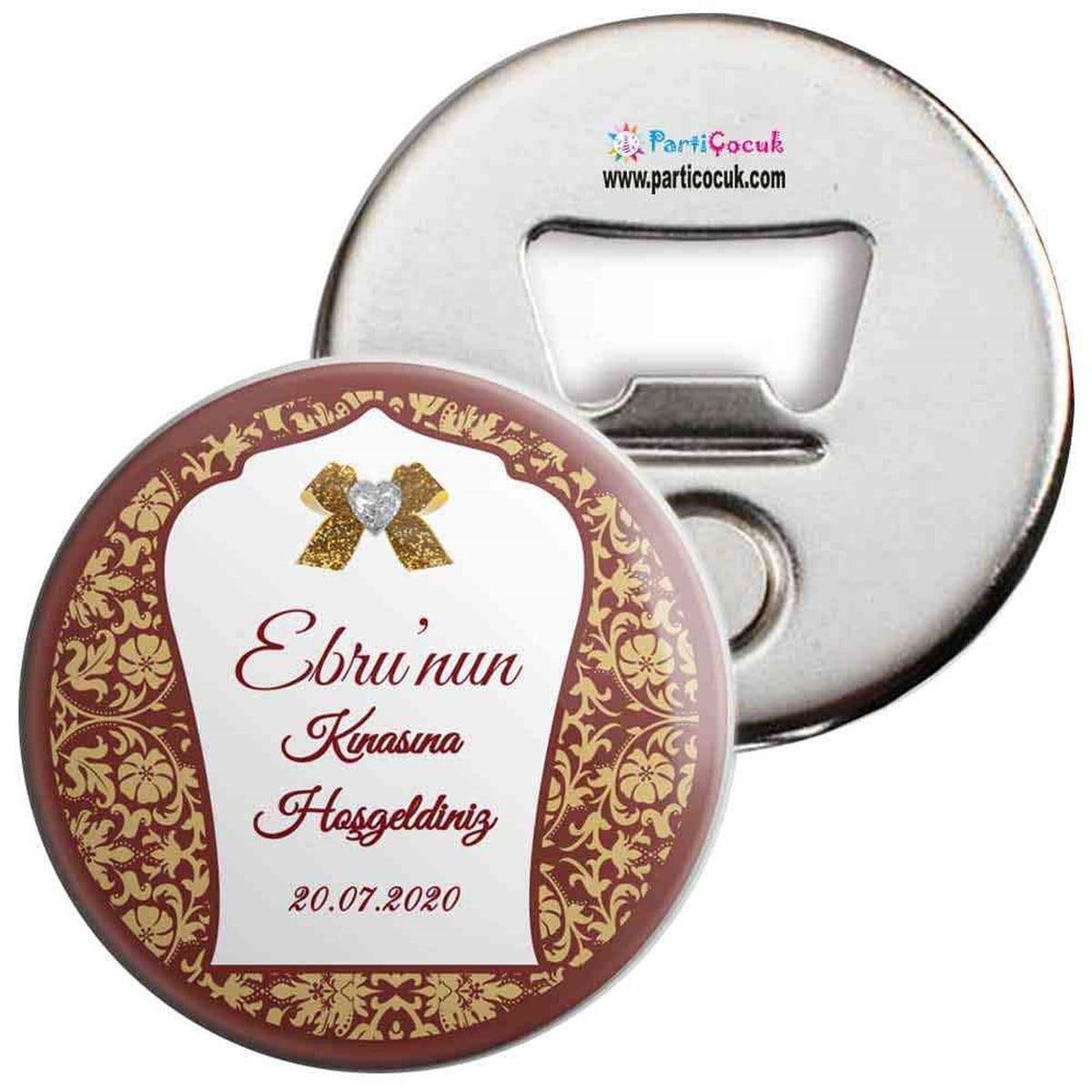 Kına Gecesi Kızı Hediyelik Açacak Magnet  