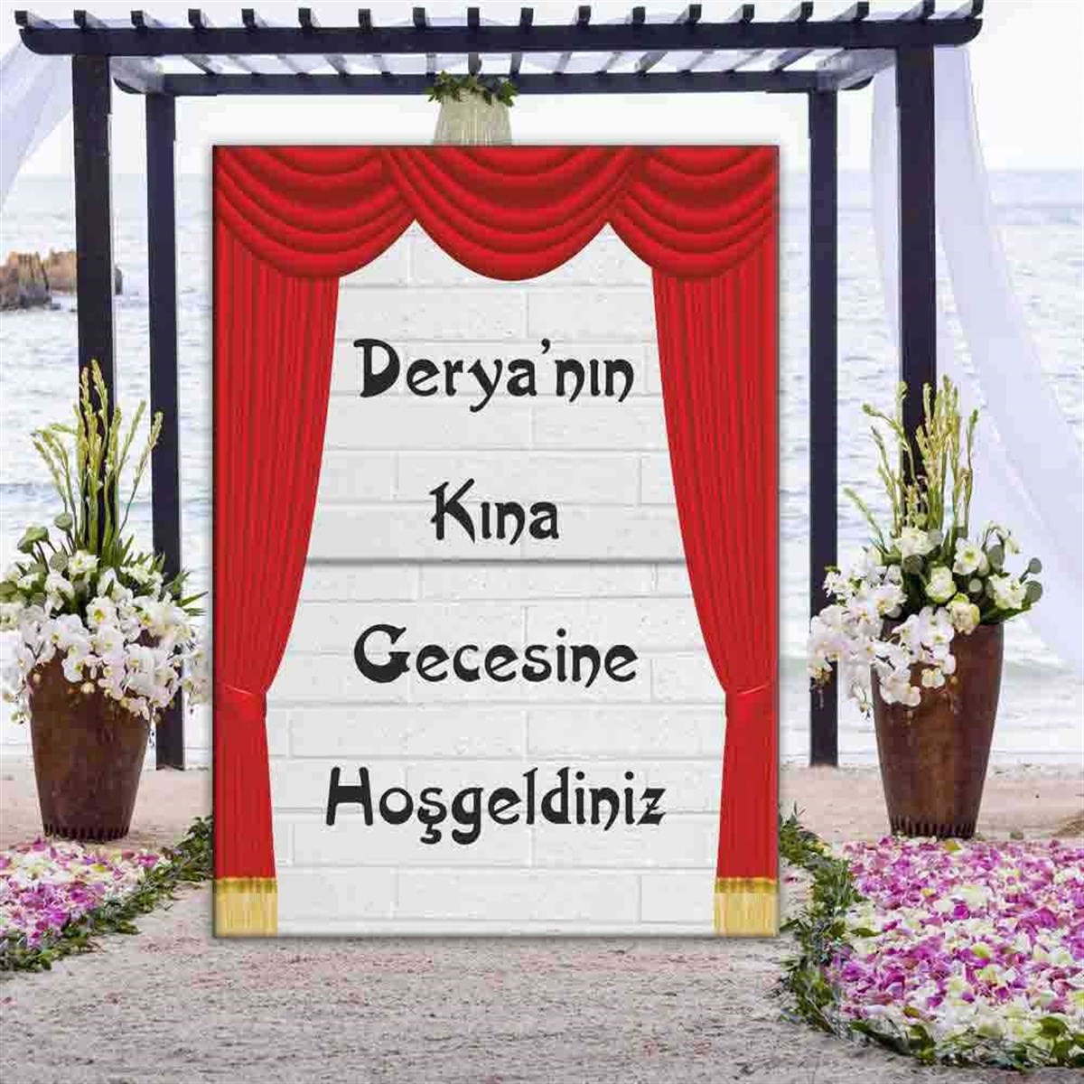 Kına Hatırası Ayaklı Pano 