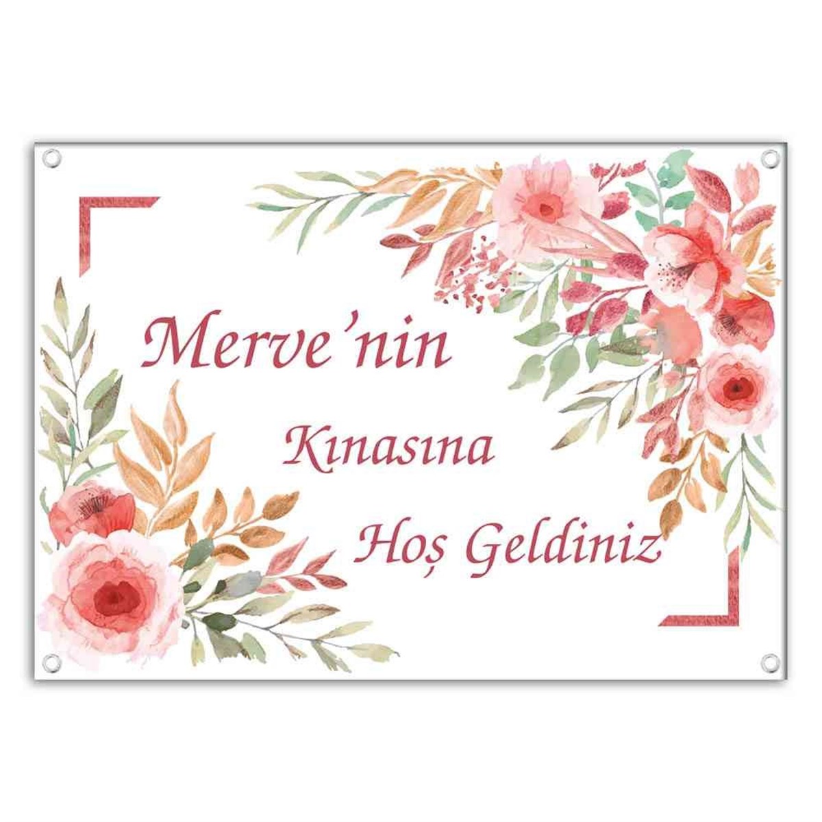 Kına Kutlaması Poster Soft Vintage Afiş 
