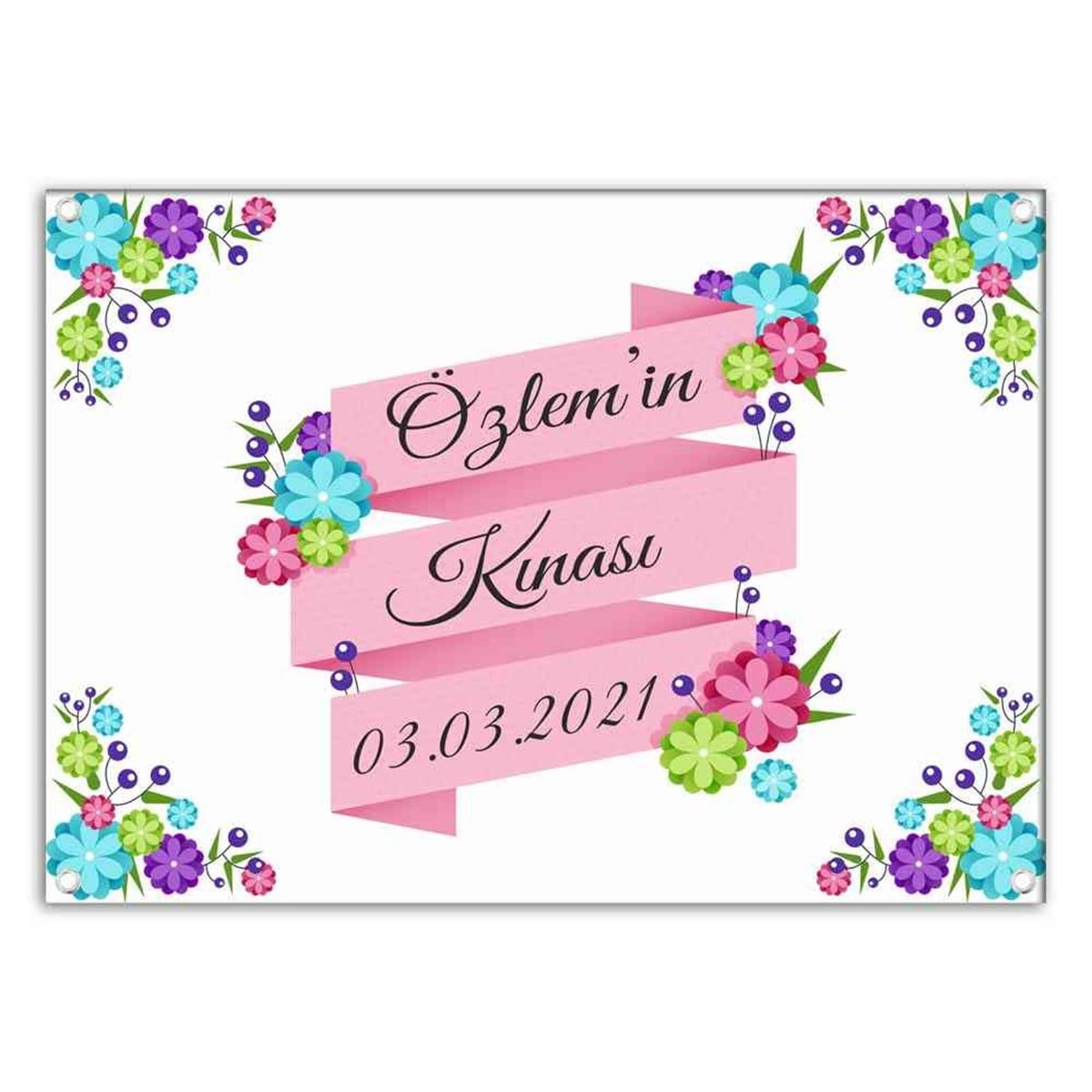 Kına Misafir Karşılama Afişi 