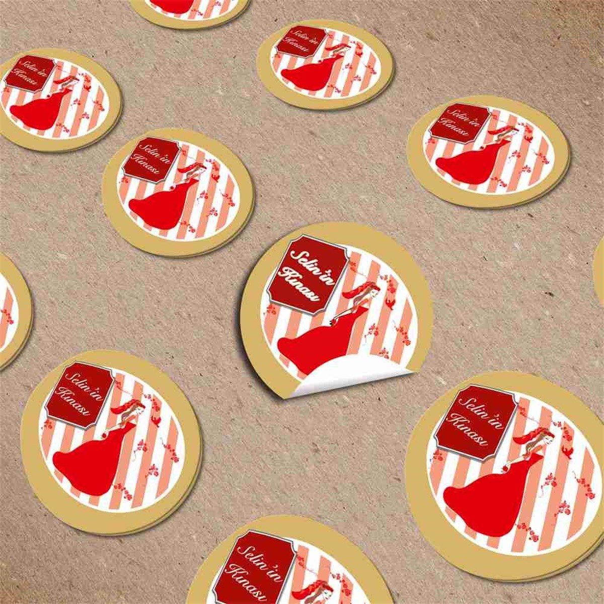 Kına Sticker 30 Adet  