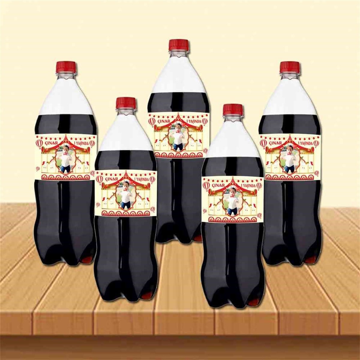 Kırmızı Atlı Karınca Cola Şisesi Bandı    