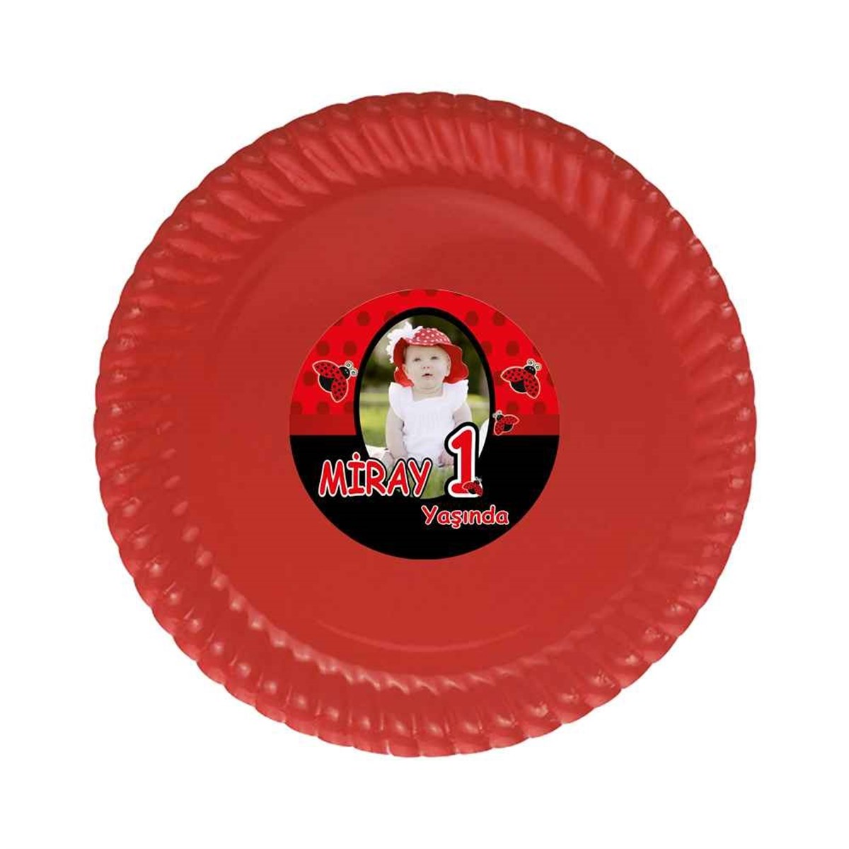 Kız Çocuğu Etiketli Tabak  