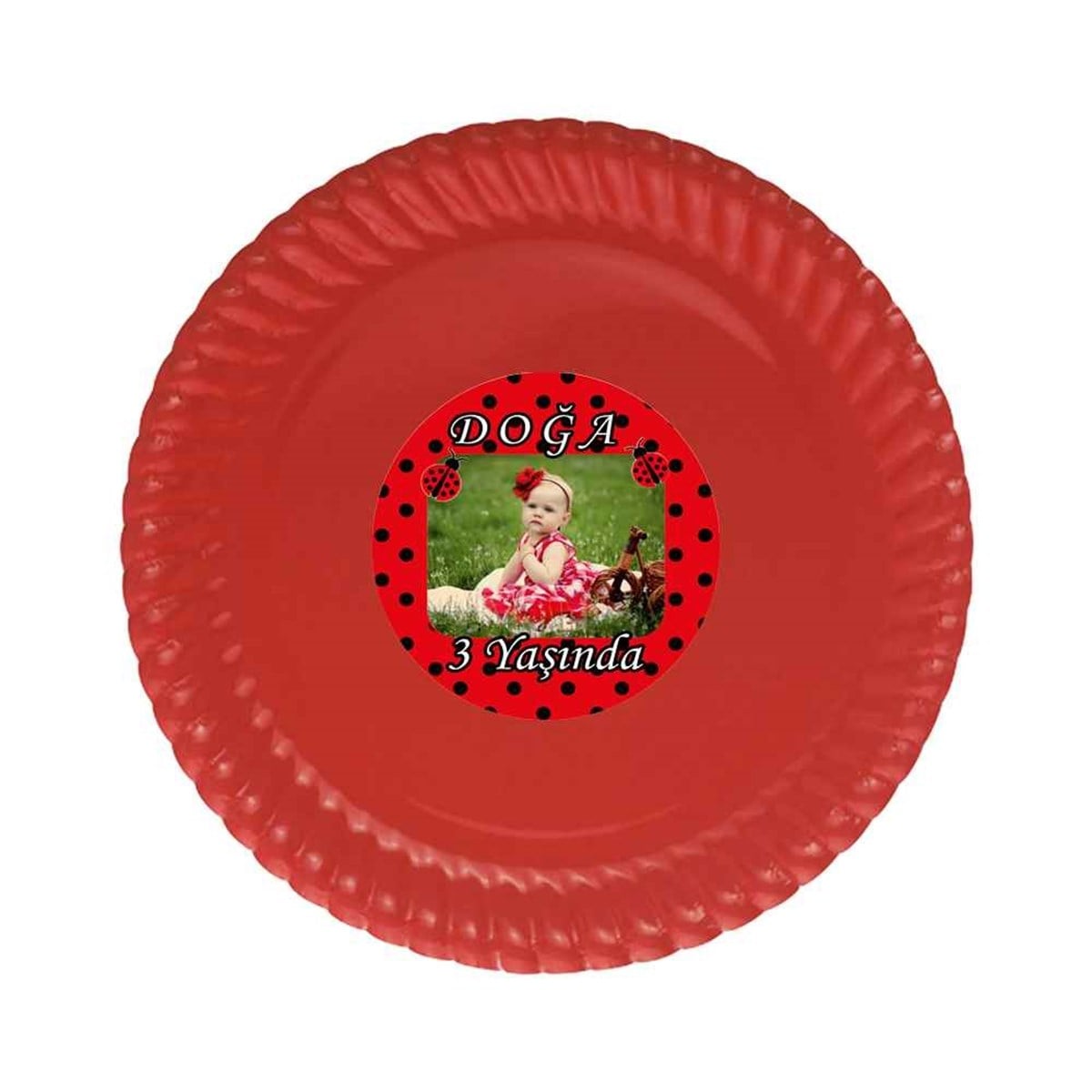 Kız Çocuğu Etiketli Tabak  