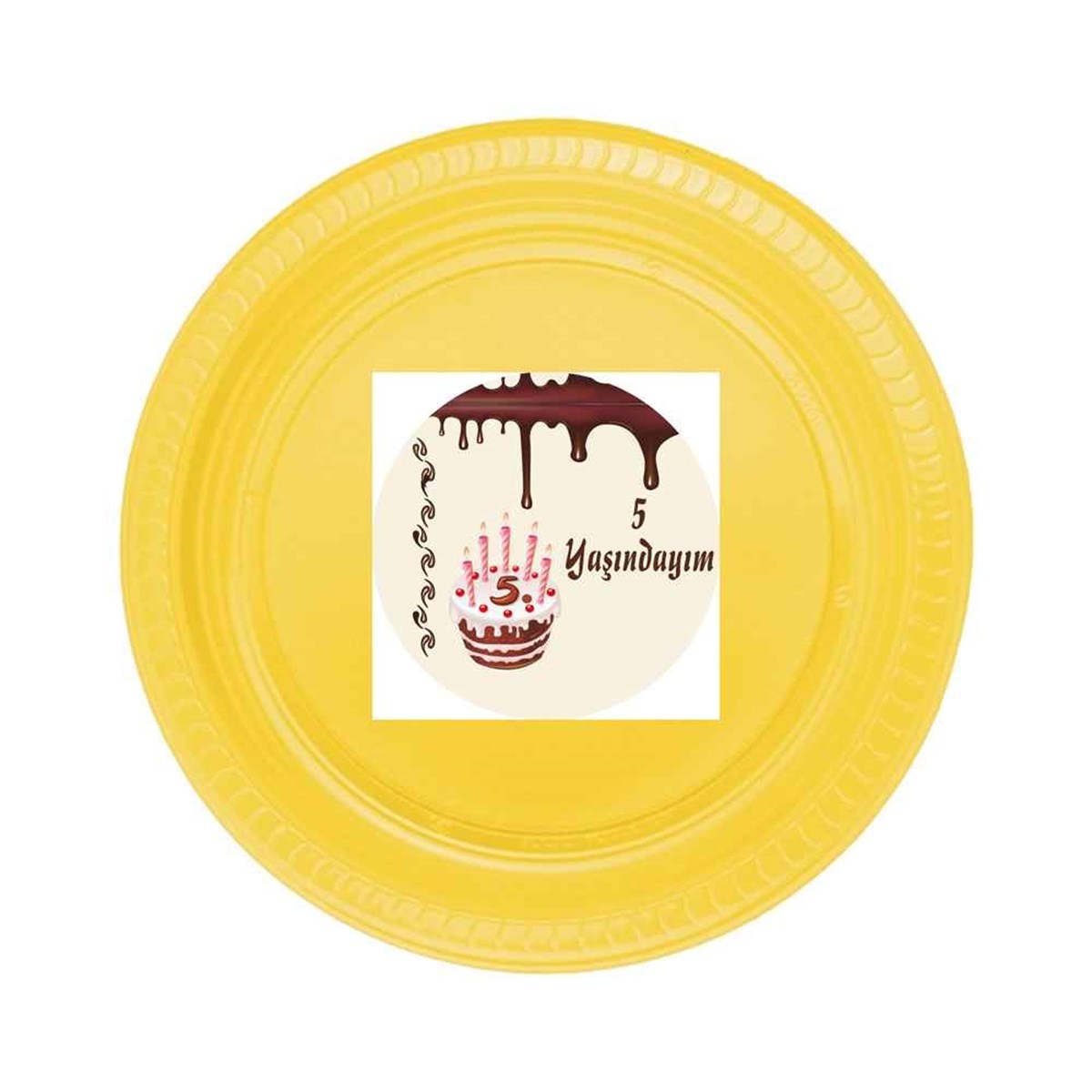 Kız Çocuğu Etiketli Tabak 