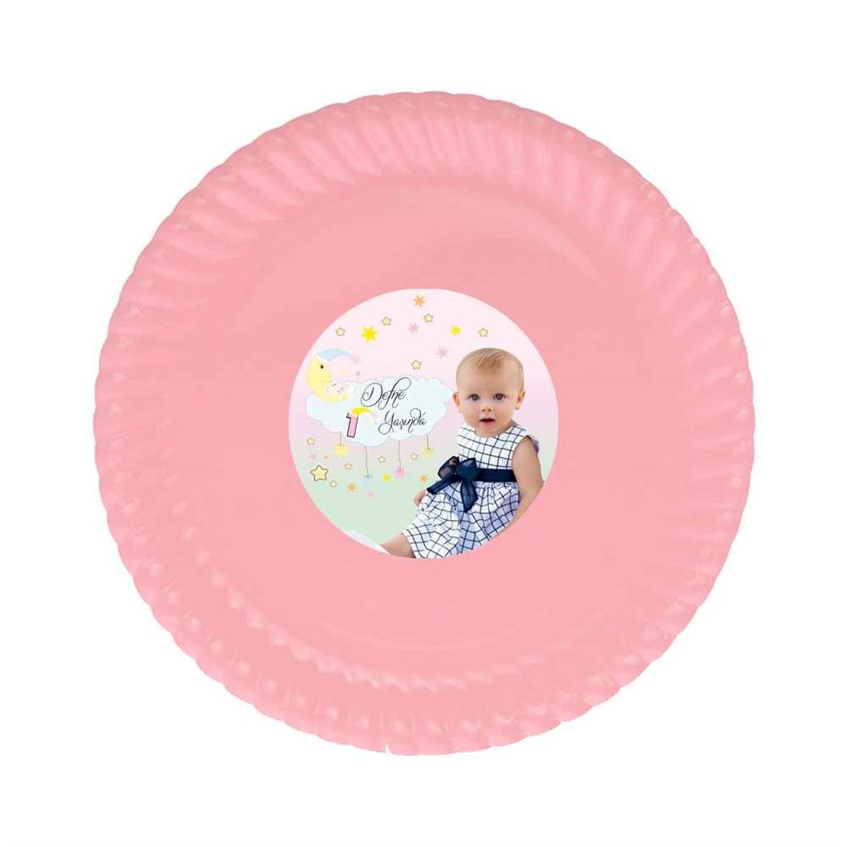 Kız Çocuğu Etiketli Tabak  