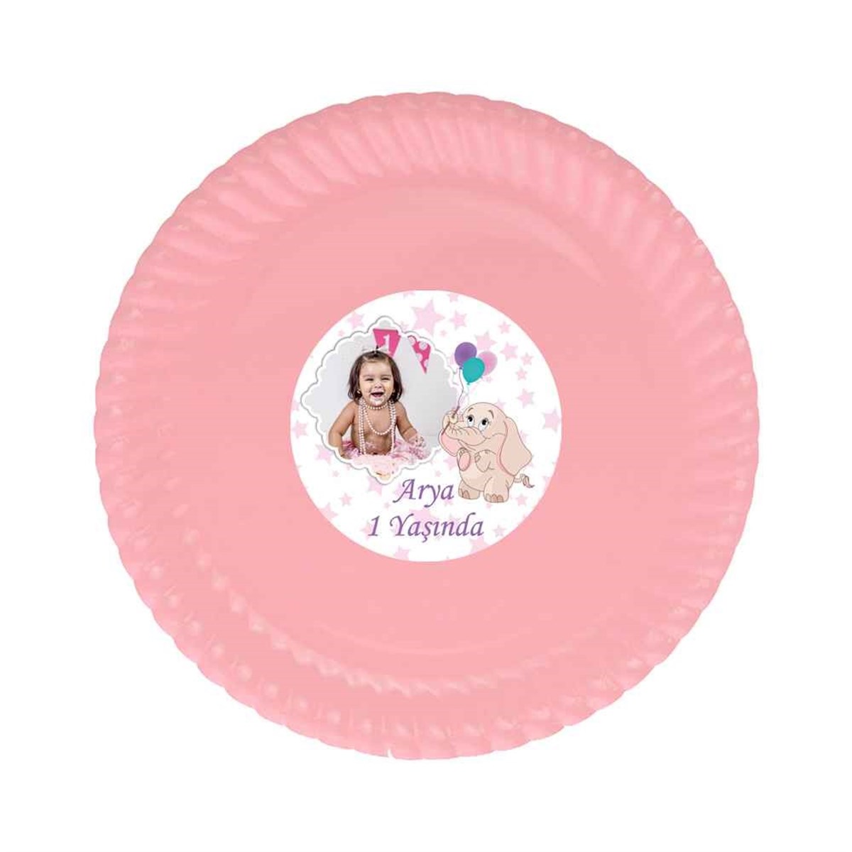 Kız Çocuğu Etiketli Tabak  