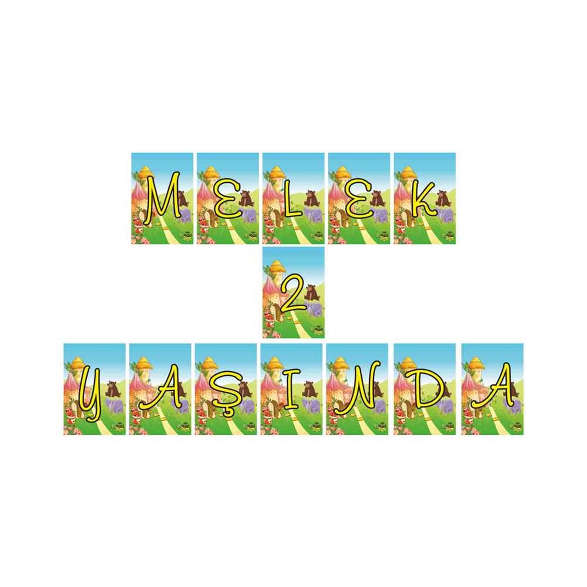 Kız Çocuğu Harf Banner  