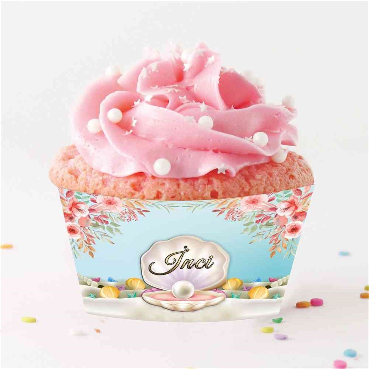 Kız Çocuğu Konsepti Cupcake Sargısı  